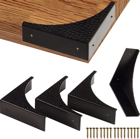 wood boxes with metal corners|decorative metal table corners.